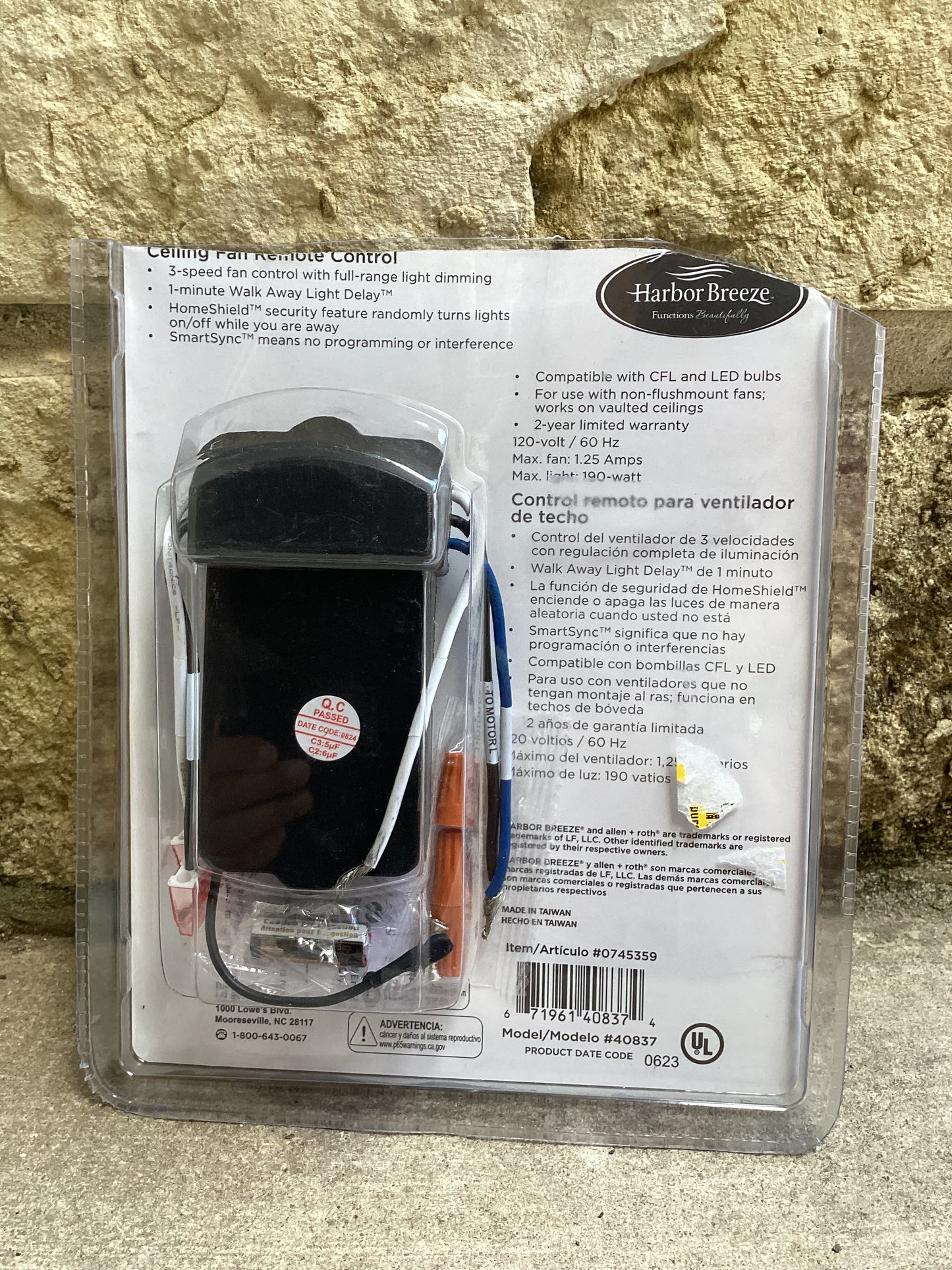 Harbor Breeze Ceiling Fan Remote
