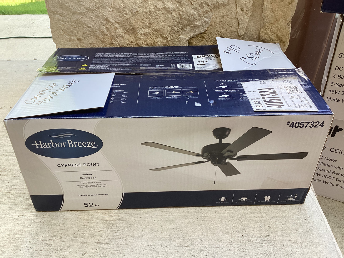 Harbor Breeze Ceiling Fan-CYPRESS POINT