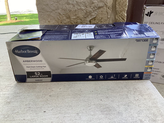 Harbor Breeze Ceiling Fan-AMBERWOOD